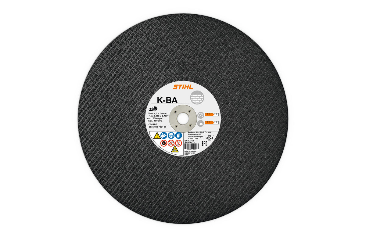 14" Abrasive Cutting Wheel - Stone K-BA