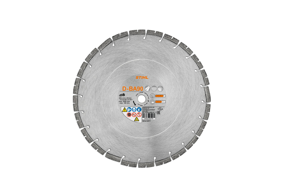 12" Diamond Cutting Wheel - Asphalt BA90