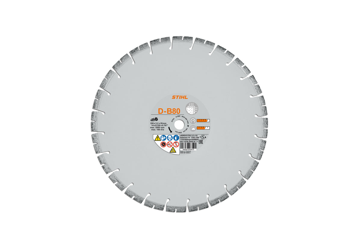 14" Diamond Cutting Wheel - Concrete B80